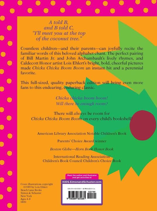 Immagine prodotto Chicka Chicka Boom Boom (Giovanni Archambault, Bill Martin Jr., Lois Ehlert, Inglese)