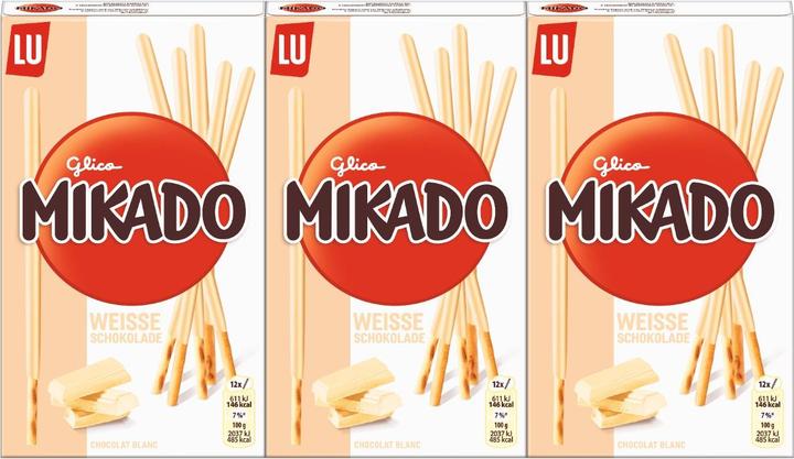 Image du produit Mikado Trio blanc (225 g)