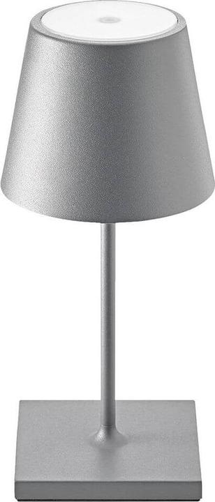Actual product image Sigor 4547101 Nuindie mini rechargeable table lamp 25cm graphite grey 2.2W FlexMood 2200K/2700K IP54 Ra85 (98.50 lm)