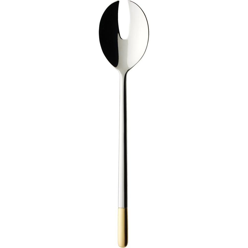 Villeroy & Boch Salatgabel Ella teilvergoldet, Servierbesteck, Silber