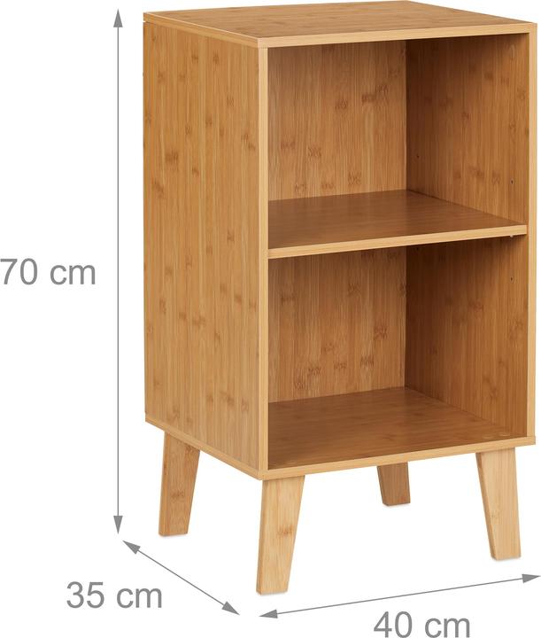 Actual product image Relaxdays Bücherregal (40 x 35 x 70 cm)