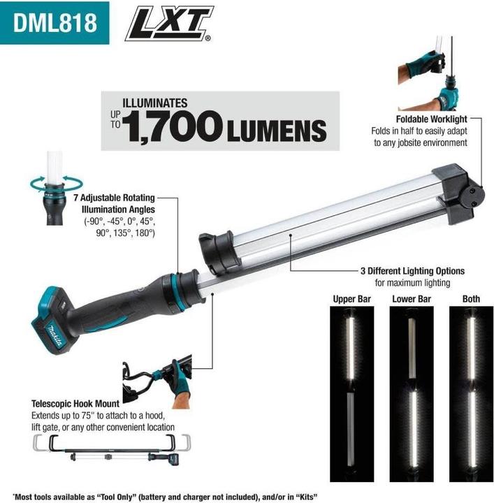 Produktbild Makita Akku-Stableuchte 18V (1700 lm)