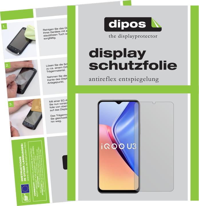 Dipos Displayschutzfolie Antireflex (1 Stück, Vivo Y52s)