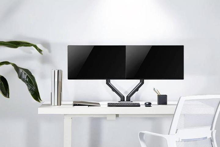 Immagine prodotto Neomounts Supporto da scrivania per schermo piatto (stand/grommet) (Tavolo, 27.01")