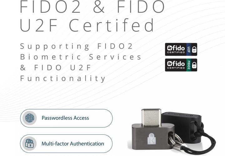 Produktbild Kensington VeriMark Guard 2.1 USB-C Fingerabdruck Key