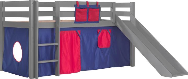 Produktbild Vipack Halbhohes Bett Domino mit Rutsche (90 x 200 cm)
