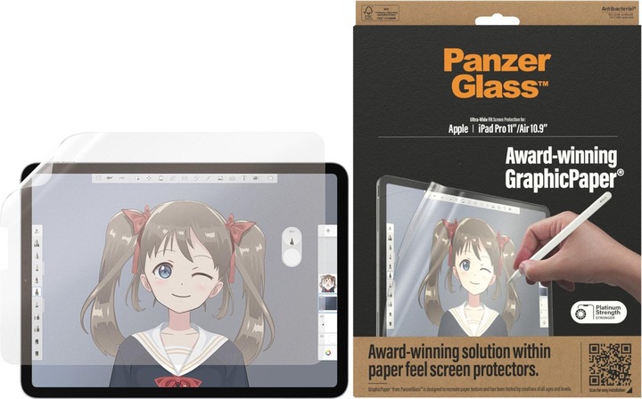Immagine prodotto PanzerGlass Caso amichevole GrapicPaper AB (1 Pezzo/i, iPad Pro 11 2020 (2. Gen), iPad Air 2020 (4. Gen), iPad Air 2022 (5a generazione))
