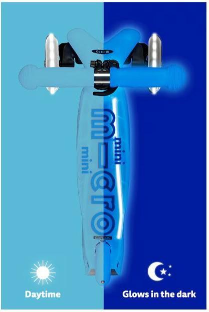 Image du produit Micro Scooter Mini Deluxe Glow Plus LED bleu