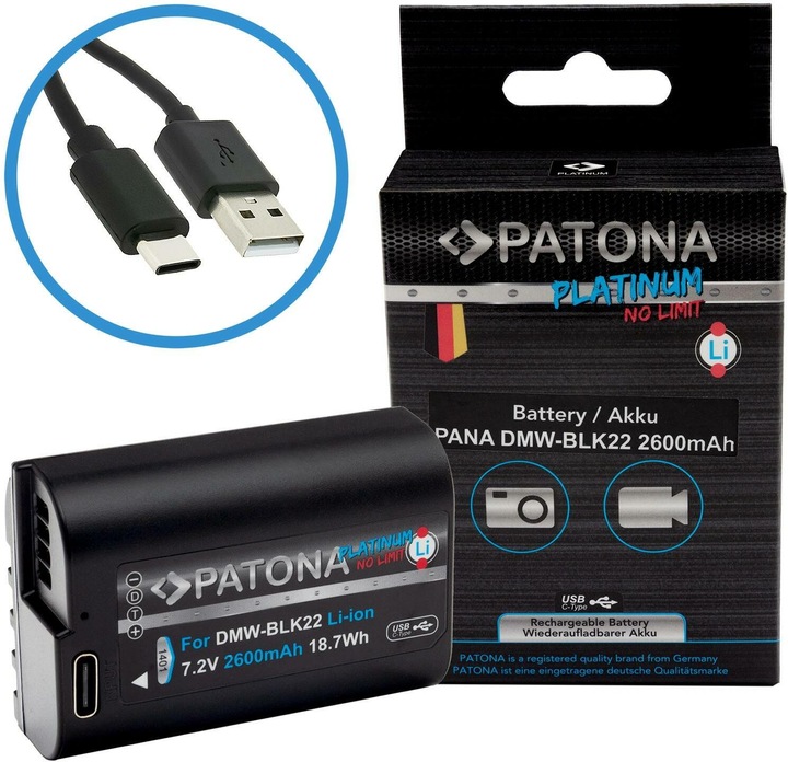 Patona DMW-BLK22 (Akku)