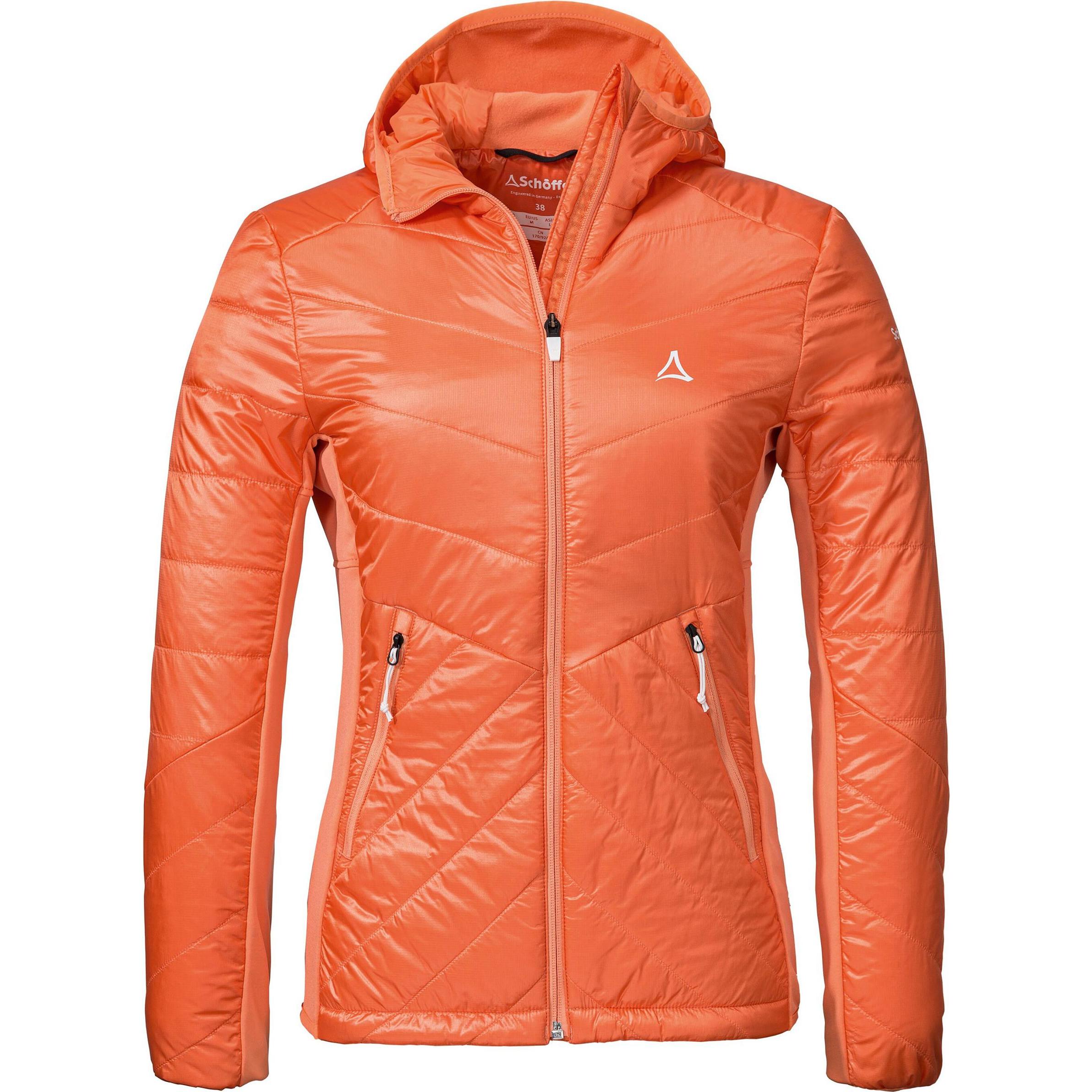 Schöffel, Damen, Jacke, Hybrid Jacket Stams (46, 3XL), Orange, 3XL, 46