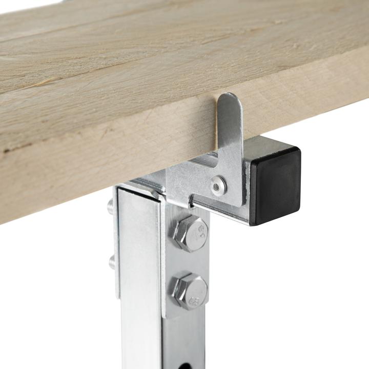 Immagine prodotto tectake Coppia di cavalletti 2 set di cavalletti di sostegno regolabili in altezza (56.50 cm, 68.50 cm)
