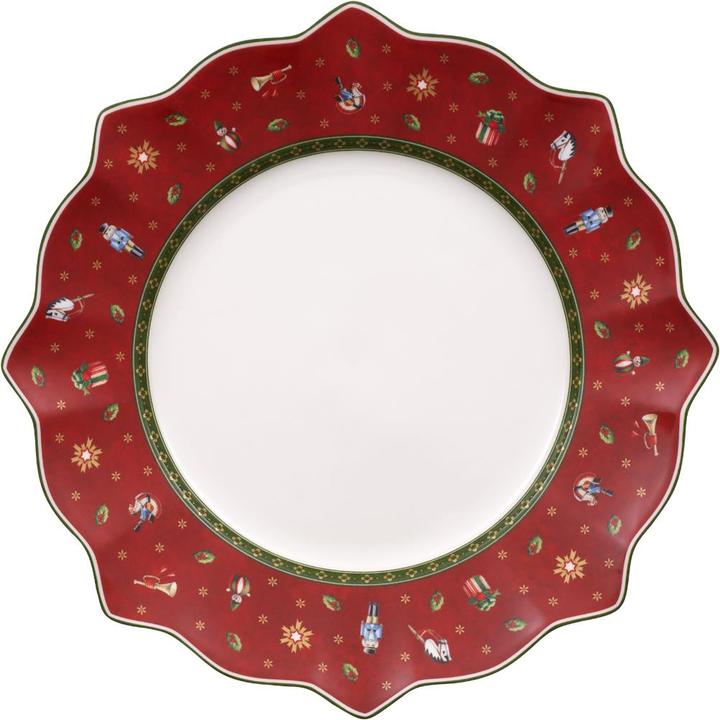 Piatto da portata rosso Toy's Delight (1 x, 29 cm)