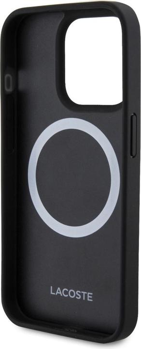 Immagine prodotto Lacoste Case Iconic Petit Pique Crossbody Cord MagSafe for iPhone 15 Pro black (Apple iPhone 15 Pro)