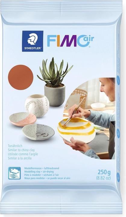 Image du produit Fimo air Pâte à modeler, résistant à l'air, terracotta, 250 g