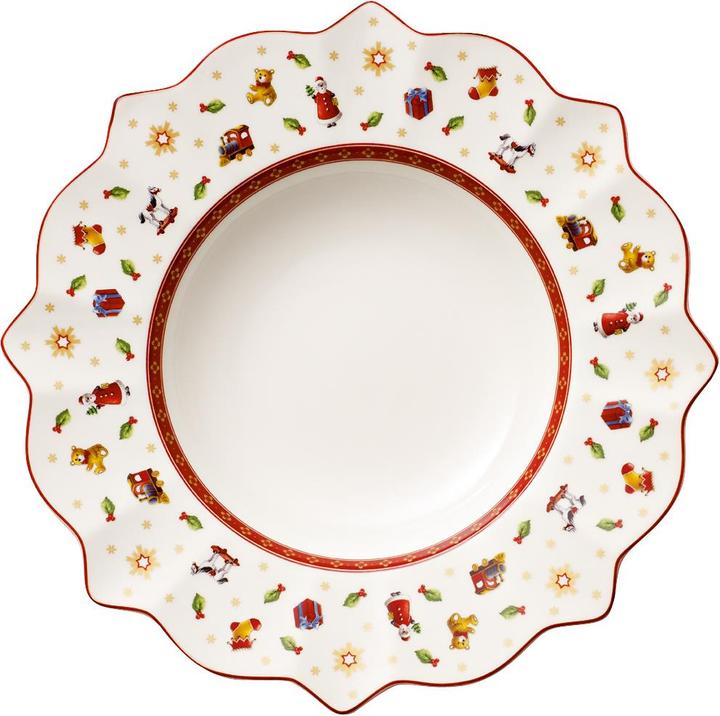 Piatto da minestra bianco Toy's Delight (1 x, 26 cm)