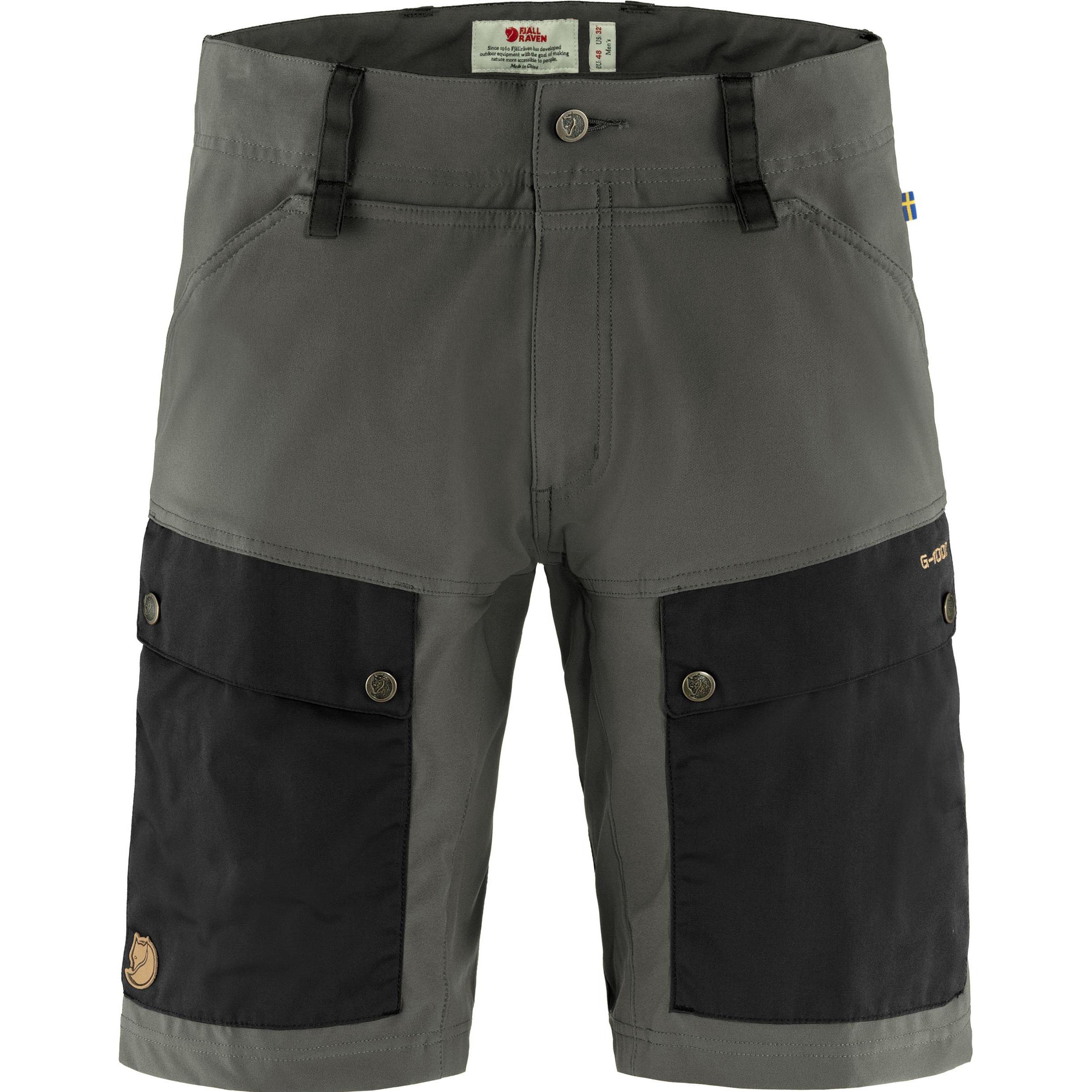 Fjällräven, Herren, Outdoorhose, Keb Shorts (58), Schwarz, 58
