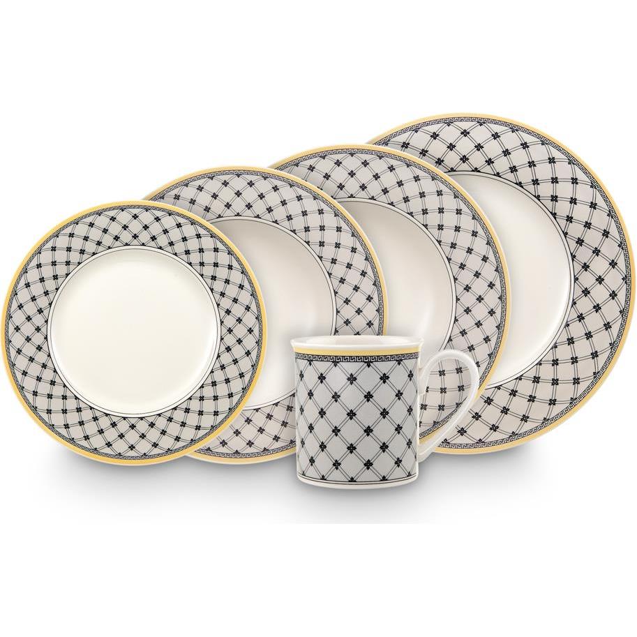 Thumbnail - Villeroy & Boch Brotteller Audun Promenade, Teller, Gelb, Grau