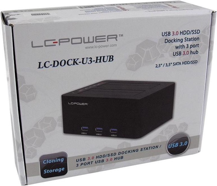 Image du produit LC-Power LC-DOCK-U3-V (USB-C, 2 Ports)