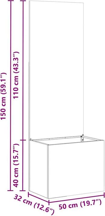 Immagine prodotto vidaXL Arte da parete per esterni (50 cm)