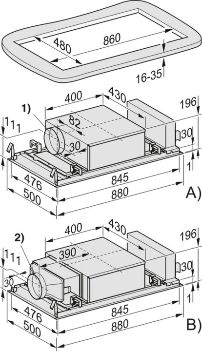 Produktbild Miele DAC 2940 Stella (Deckenlüfter)