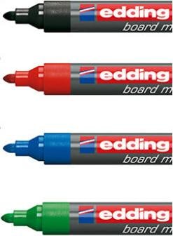Image du produit Edding Marqueurs pour tableaux blancs 360 (Multicolore, 3 mm, 4 x)