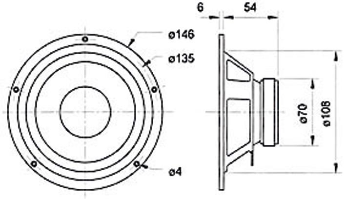 Image du produit Visaton Haut-parleur de graves-médiums HiFi W 130 S, 4 Ohm