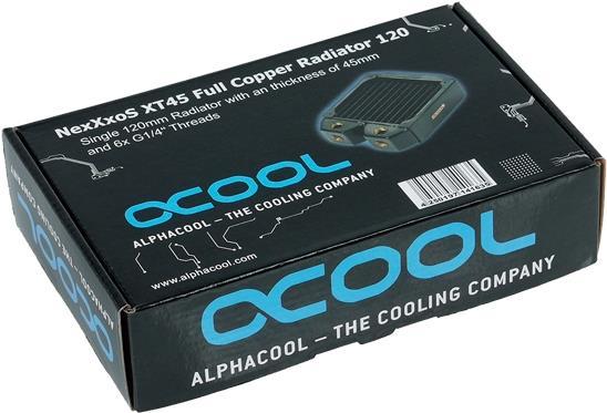 Actual product image Alphacool NexXxoS XT45 Full Copper 120mm (120 mm)