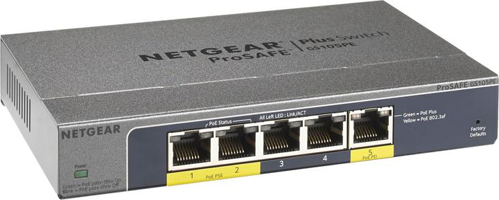 Produktbild Netgear Gs105pe-10000s (5 Ports)