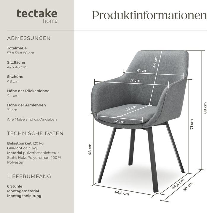 Actual product image tectake Rotatable Alicon