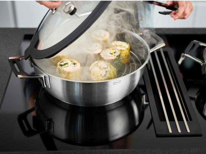 Produktbild Rösle Dampfgarer SILENCE PRO Stahlgrau (28 cm, Dampfkochtopf, Edelstahl)