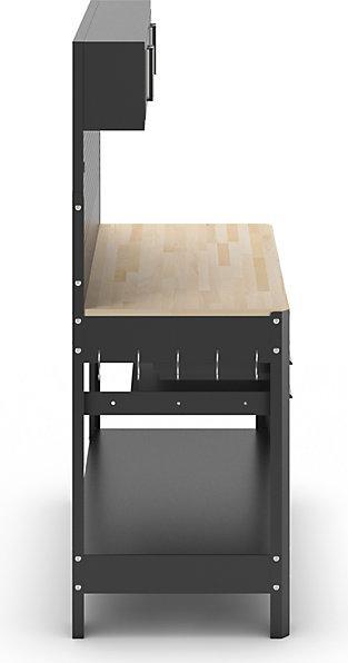 Produktbild kaiserkraft Werkbank mit Funktionsaufbau (114 cm, 58 cm)