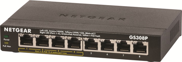 Netgear Gs308p-100pes (8 Ports)