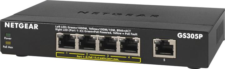 Netgear Gs305p-100pes (5 ports)