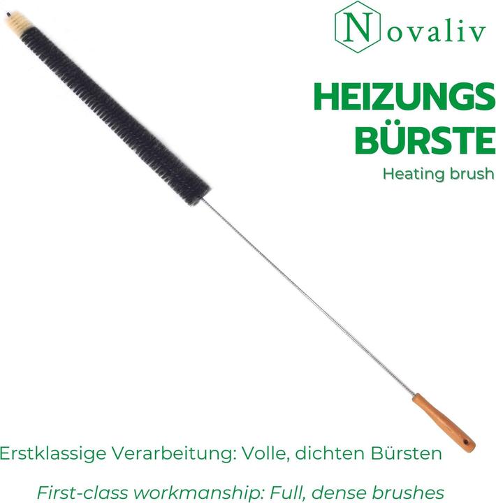 Produktbild Novaliv 3X Heizkörperbürste Rippenheizkörper Heizungsbürste Heizkörper Reinigungsbürste 115x45x3,5cm (3 Stk.)