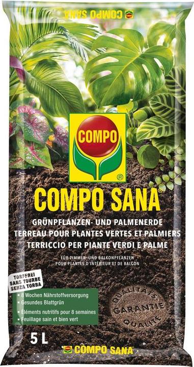 Actual product image Compo Green plant/palm soil (5 l, Soil without peat)