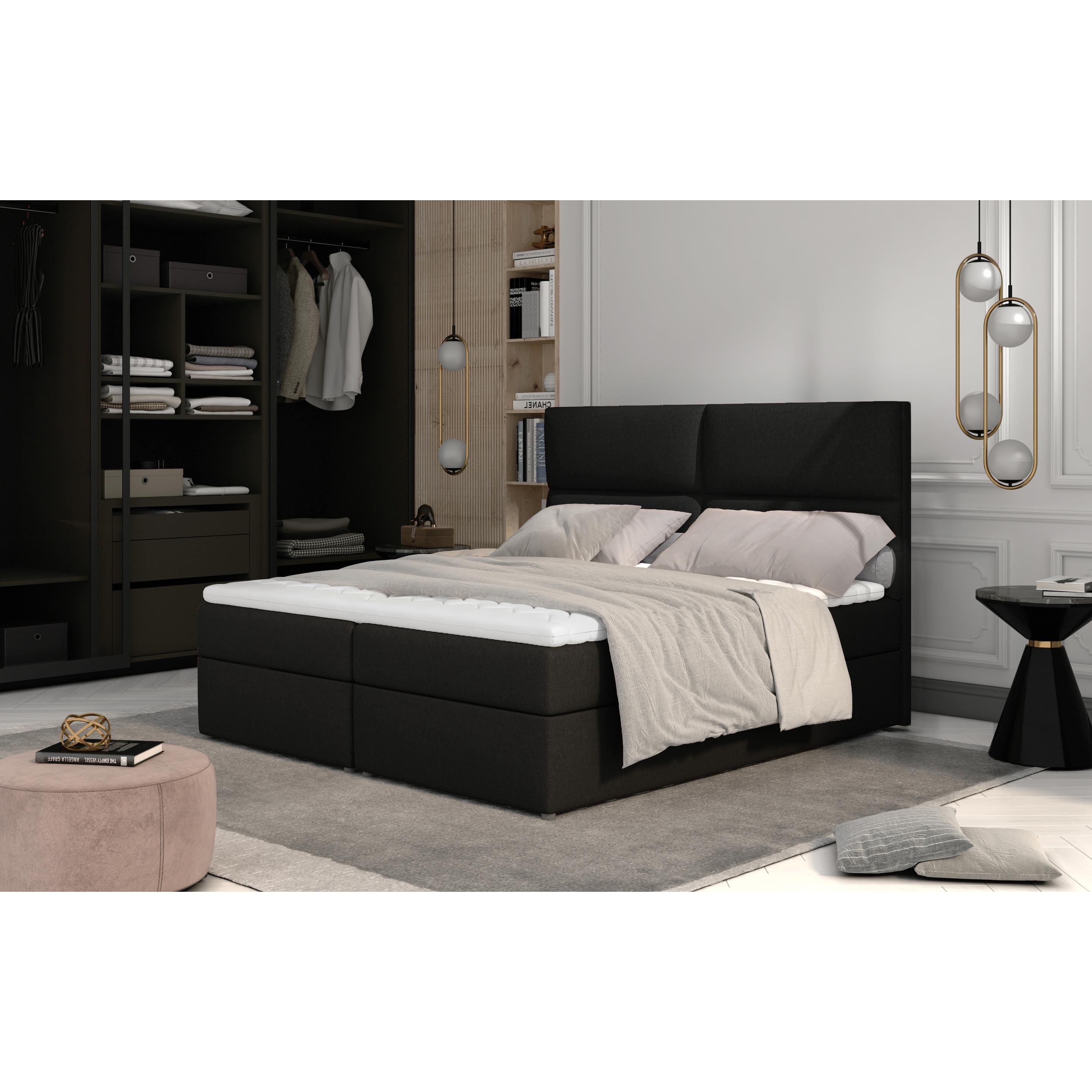 ELTAP, Boxspringbett, Amber mit Stauraum (180 x 200 cm)