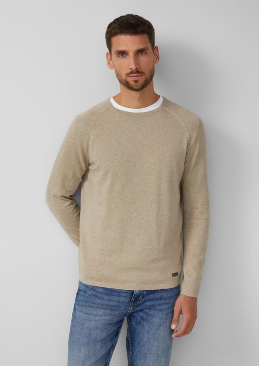 Produktbild s.Oliver Strickpullover Raglanpullover aus reiner Baumwolle (S)