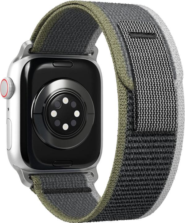 Actual product image Vonmählen Armband Trekking Loop Apple Watch 42/44/45/49 mm Green/Gray (Nylon)