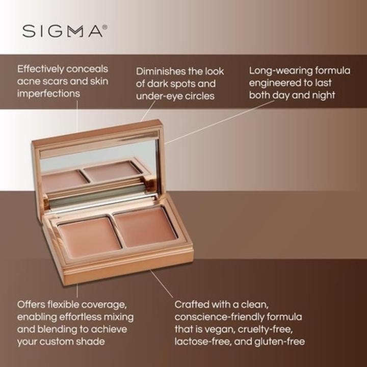 Immagine prodotto Sigma Beauty Spectrum Color-Correcting Duo - Crema correttrice del colore per nascondere e preparare la pelle