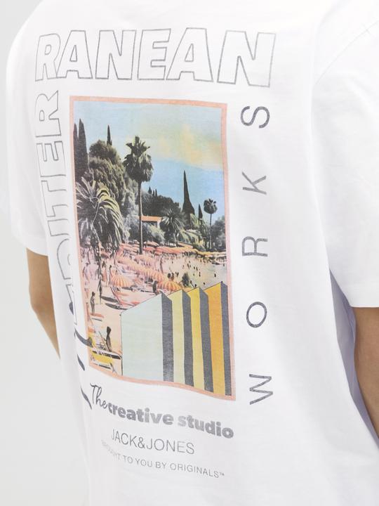Image du produit Jack & Jones Rückenprint Rundhalsausschnitt T-shirt T-shirt (S)