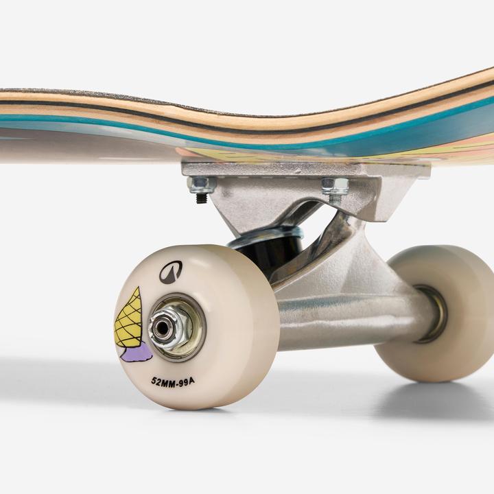Actual product image Decathlon Full Skateboard Cp500 Ice Cream For Skaters From Age 12 (31.89")