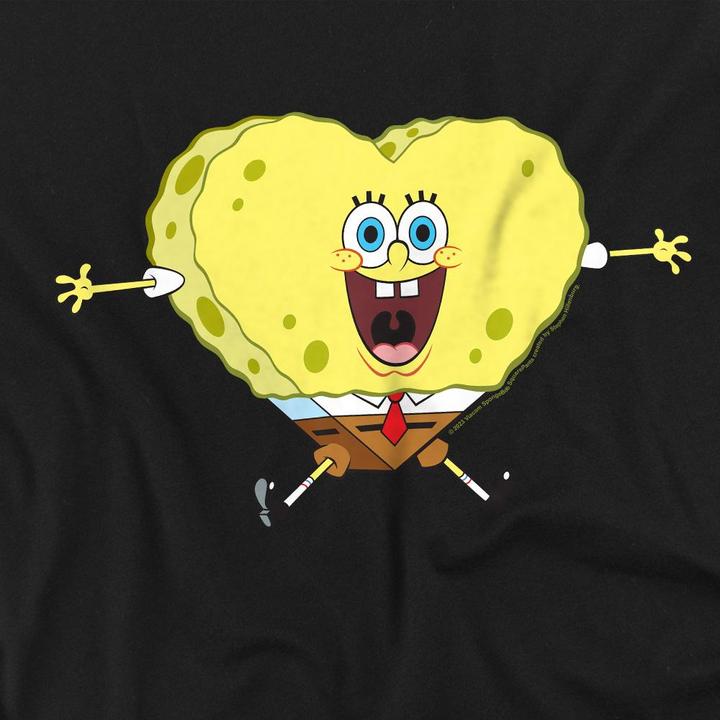 Image du produit Spongebob Squarepants - T-shirt HEART-SHAPED - Homme (4XL)