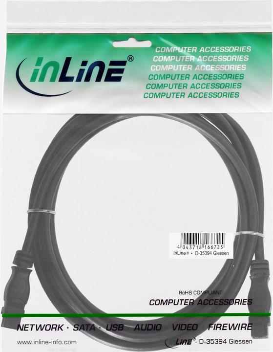 Actual product image InLine FireWire cable, 9pin/9pin St/St (3 m, FireWire)