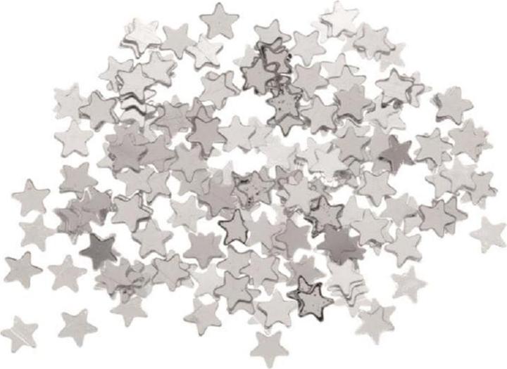 Produktbild Glorex Streusterne silberfarben klein