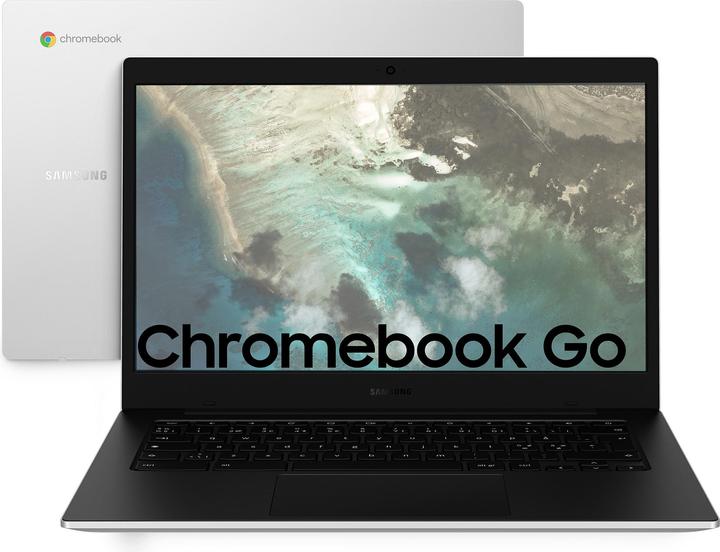 Image du produit Samsung NB 14 CEL-N4500 4GB 64GB CHROME OS GALAXY CHROMEBOOK GO (14", Intel Celeron N4500, 4 Go)