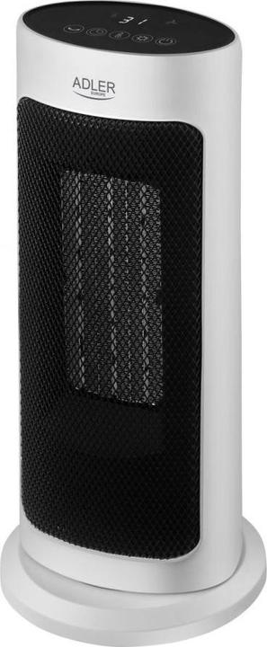 Actual product image Adler AD 7738 Ceramic LED fan heater with remote control + timer (2000 W)