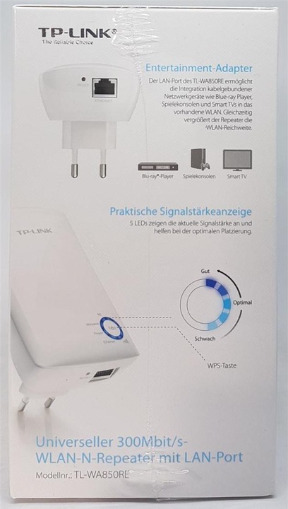 Produktbild TP-Link Tl-Wa850re (300 Mbit/s)