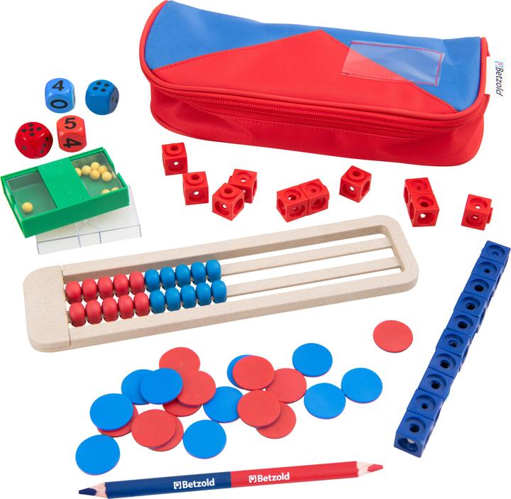 Actual product image Betzold Arithmetic pencil case with treeNside arithmetic frame