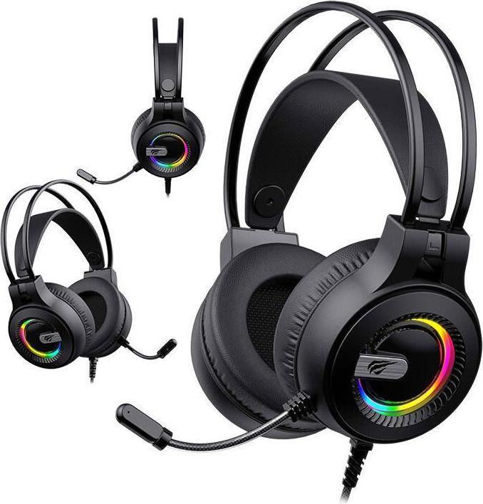 Actual product image Havit Herní sluchátka H2040d (Černá) (Cable)