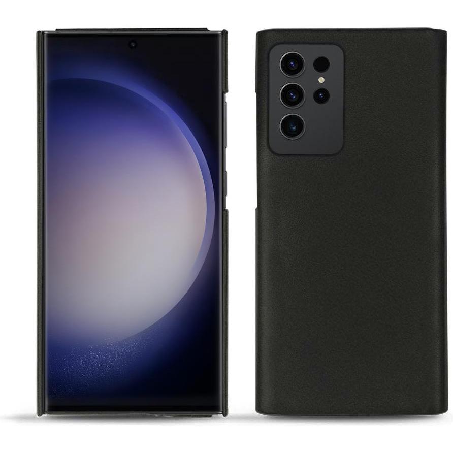 Noreve Lederschutzhülle (Samsung Galaxy S23 Ultra), Smartphone Hülle, Schwarz